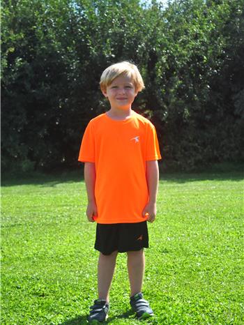 Kids t-shirt unisex (oranje) Gympuls Essen